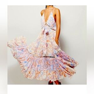 Free People pages of gold dress